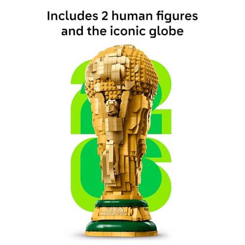 LEGO Editions FIFA World Cup Official Trophy Building Set - Kit for Display in Bedroom, Home Office, Book Shelf - Soccer Fans Collectible - with World Cup 2026 Minifigure - Gift for Fans - 43020 - Image 4
