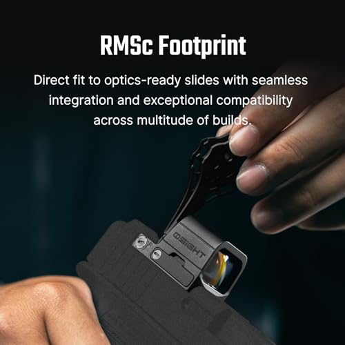 OSIGHT SE Enclosed Micro Red Dot Sight - RMSc/K Footprint Compatible | 2 MOA Dot & 32 MOA Circle Dual Reticle System | Durable Compact Reflex Sight - Image 7