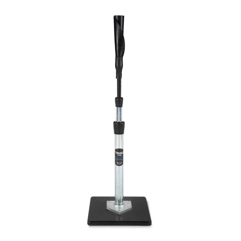 Tanner Tee The Original Batting Tee – Adjustable Pro Hitting Tee for Baseball & Softball, Steel Shaft, Composite Base, Hand-Rolled Rubber Top, 26"-43" Height - Image 1