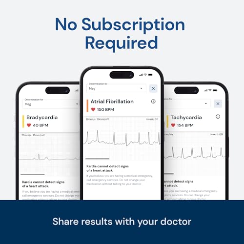 KardiaMobile 1-Lead EKG Monitor, Medical-Grade FDA-Cleared Personal Heart Monitor, Detects Normal, AFib & Arrhythmias, 30 Second Results, Works with Most Smartphones, HSA&FSA Eligible - Image 4