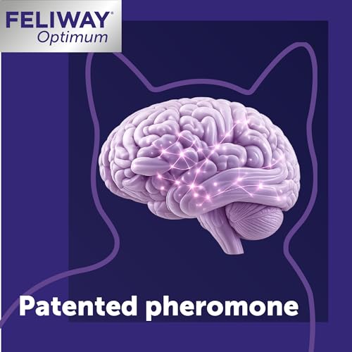 FELIWAY Optimum 6 x 30 Day Cat Calming Refills for Pheromone Diffuser, 6 x 48ml Value Pack - Helps Reduce Common Signs of Stress in Cats & Kittens, Enhanced Calming - Image 7