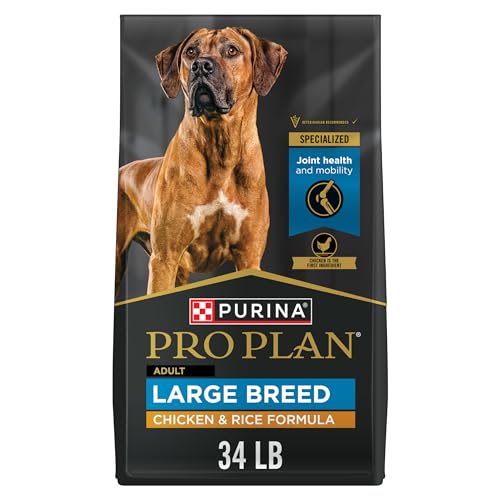 Purina Pro Plan High Protein, Digestive Health Large Breed Dog Food Dry, Chicken and Rice Formula - 34 lb. Bag - Image 2