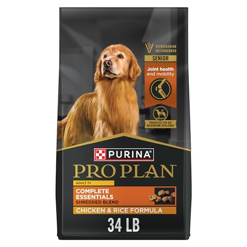 Purina Pro Plan Senior Dog Food With Probiotics for Dogs, Shredded Blend Chicken & Rice Formula - 34 lb. Bag - Image 2