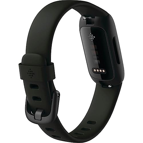 Fitbit Inspire 3 Health &-Fitness-Tracker with Stress Management, Workout Intensity, Sleep Tracking, 24/7 Heart Rate and more, Midnight Zen/Black One Size (S & L Bands Included) - Image 4