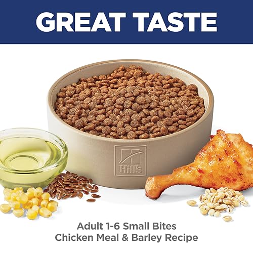 Hill's Science Diet Adult 1-6 Small Bites Dry Dog Food, Chicken & Barley, 35 lb. Bag - Image 3