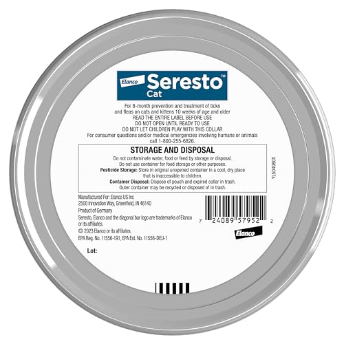 Seresto Cat Vet-Recommended Flea & Tick Treatment & Prevention Collar for Cats, 8 Months Protection | (Pack of 2) - Image 4