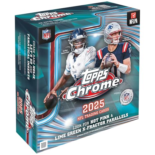 2025 Topps Chrome Football - Factory Sealed - Mega Box - Image 2
