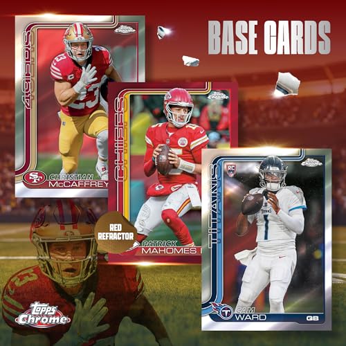 2025 Topps Chrome Football - Factory Sealed - Mega Box - Image 5