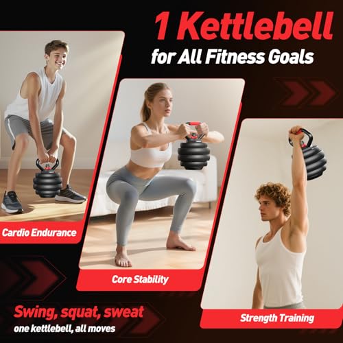 FDS1 Adjustable dumbbell set, 45lbs Free Weights set with upgraded nut, 5 in 1 Weight Set Used as Kettlebells, Barbell, Push up Stand, Fitness Exercise for Home Gym Suitable Men/Women - Image 7
