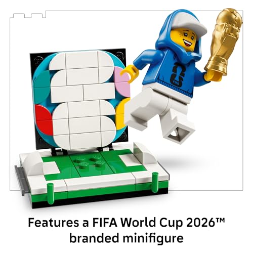 LEGO Editions FIFA World Cup Official Trophy Building Set - Kit for Display in Bedroom, Home Office, Book Shelf - Soccer Fans Collectible - with World Cup 2026 Minifigure - Gift for Fans - 43020 - Image 6