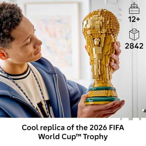 LEGO Editions FIFA World Cup Official Trophy Building Set - Kit for Display in Bedroom, Home Office, Book Shelf - Soccer Fans Collectible - with World Cup 2026 Minifigure - Gift for Fans - 43020 - Image 3