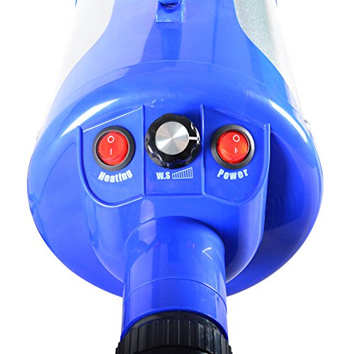 SHELANDY Groomer Partner Pet Hair Force Dryer Dog Grooming Blower with Heater (Blue) - Image 5