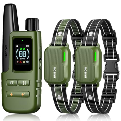 Jugbow Dog Shock Collar 2 Dogs (10-120Lbs) - 4200FT Dog Training Collar with Remote IPX7 Waterproof Electric Collar with 4 Training Modes, Security Lock, Rechargeable e-Collar for All Breeds, Sizes - Image 3