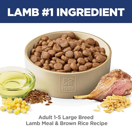 Hill's Science Diet Adult 1-5 Large Breed Recipe Dry Dog Food, Lamb Meal & Brown Rice, 33 lb. Bag - Image 3