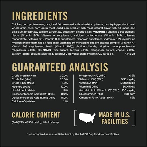 Purina Pro Plan Sport Performance 30/20 Chicken and Rice Formula High Protein Dog Food - 48 lb. Bag - Image 5