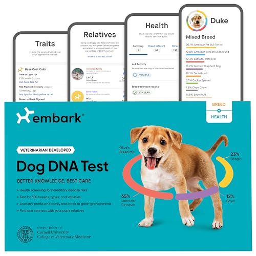 Embark Breed & Health Kit - Dog DNA Testing Kit - Discover Breed, Ancestry, Relative Finder, Genetic Health, Traits, Allergy Risk Scores - Image 2