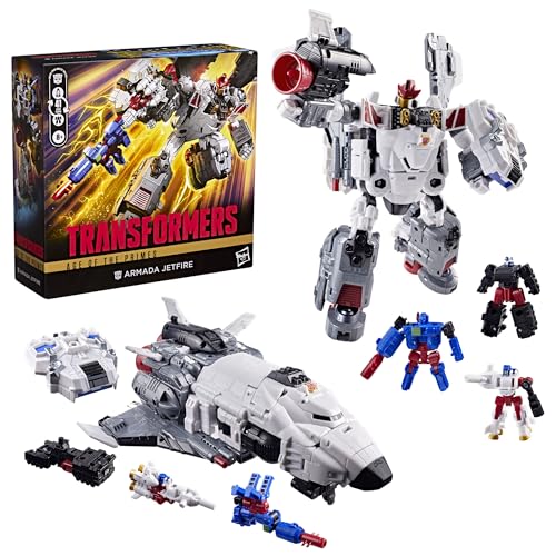 Transformers Age of the Primes Armada Jetfire, Commander Class 8-Inch Converting Action Figure with 3 Mini-Con Figures, Robot Toys for 8+ - Image 5
