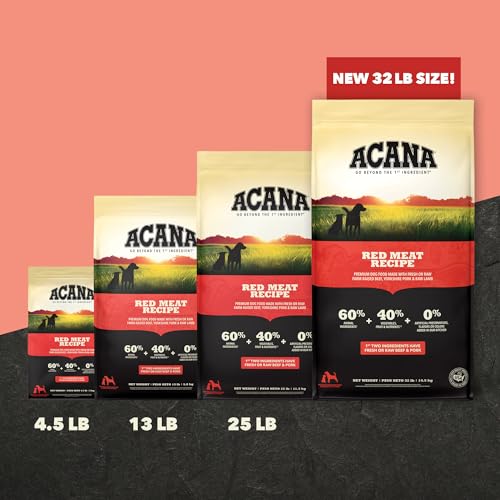 ACANA Grain Free Dry Dog Food Red Meat Recipe 25lb Bag - Image 7