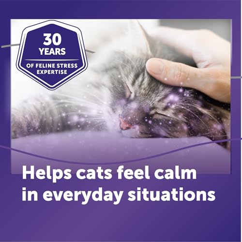 FELIWAY Optimum 6 x 30 Day Cat Calming Refills for Pheromone Diffuser, 6 x 48ml Value Pack - Helps Reduce Common Signs of Stress in Cats & Kittens, Enhanced Calming - Image 4