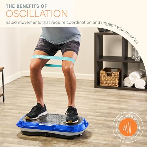 Lifepro Waver Vibration Plate Exercise Machine – High-Intensity Vibration Plate for Lymphatic Drainage – Full-Body Workout Vibrating Platform with Loop Bands – Fitness Equipment for Strength & Toning - Image 5