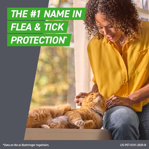 FRONTLINE Plus Flea & Tick Spot Treatment for Cat & Kitten (Green) Count of 8 - Image 5