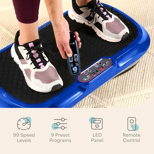 Lifepro Waver Vibration Plate Exercise Machine – High-Intensity Vibration Plate for Lymphatic Drainage – Full-Body Workout Vibrating Platform with Loop Bands – Fitness Equipment for Strength & Toning - Image 6