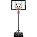 Yohood Basketball Hoop Outdoor 10ft Adjustable, Portable Basketball Hoop Goal System for Kids Youth and Adults in Backyard/Driveway/Indoor, 44 Inch Shatterproof Backboard and Larger Base - Image 1