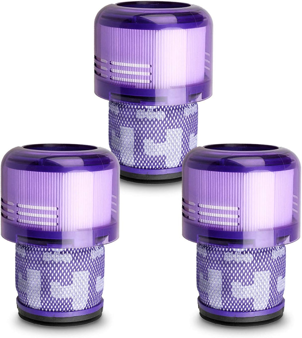 Lemige 3 Pack Vacuum Filters Replacement Parts Compatible with Dyson V11 Origin V11 Torque Drive V11 Animal V11 Complete V11 Extra V15 Detect V15s Detect Submarine Vacuums, Compare to Part 970013-02