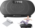 MERACH Vibration Plate Exercise Machine, Whole Body Workout Equipment for Women, Bluetooth and Silicone Pedal, Vibration Plate with Auto Mode, Vibrate Fitness Platform for Home (Black) - Image 1