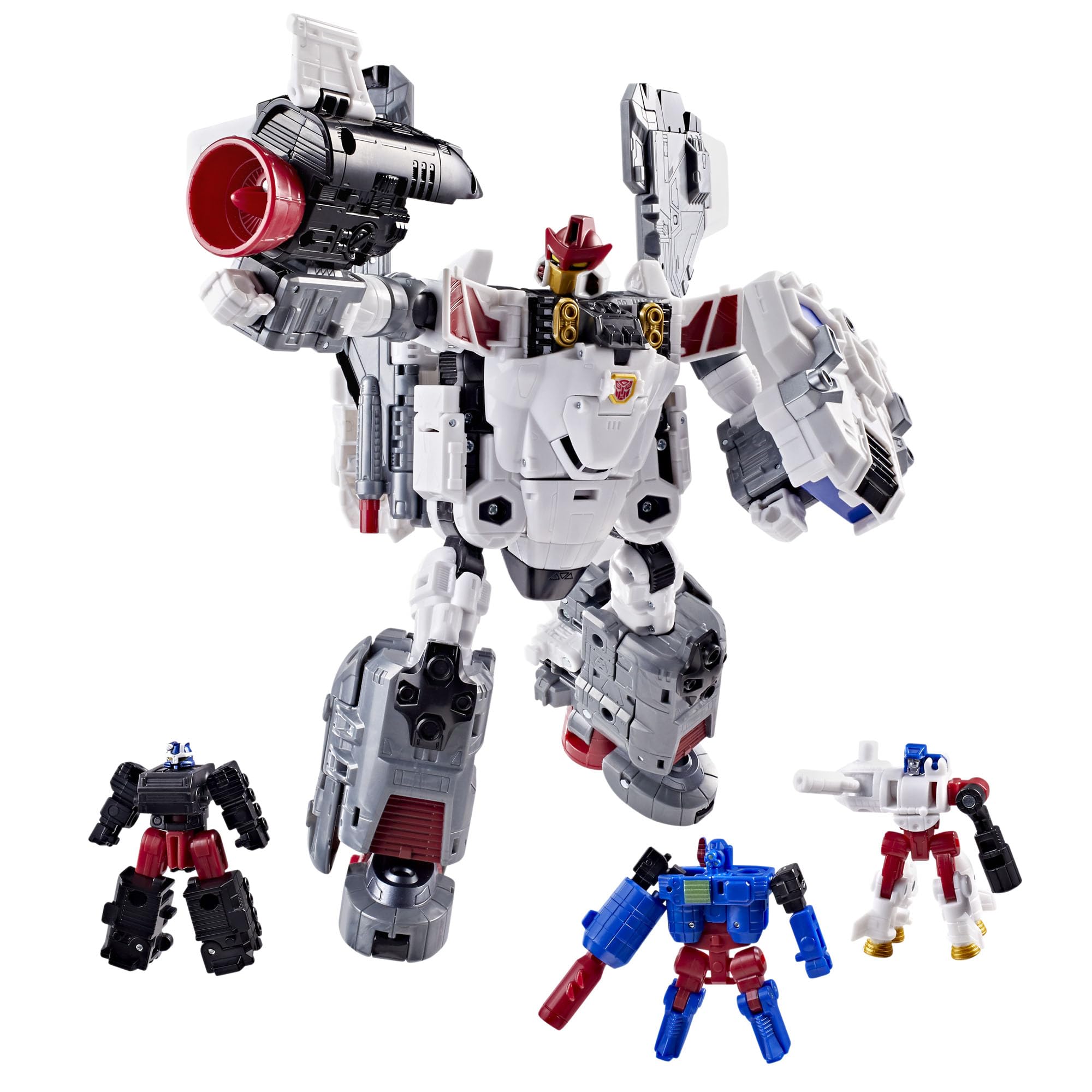 Transformers Age of the Primes Armada Jetfire, Commander Class 8-Inch Converting Action Figure with 3 Mini-Con Figures, Robot Toys for 8+ - Image 8