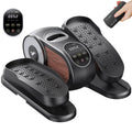 MERACH Under Desk Elliptical Machine, Leg Exerciser While Sitting for Seniors with Remote Control & 12-Speeds, Quiet Portable Electric Seated Pedal Exerciser Machine for Home Office (Black) - Image 1