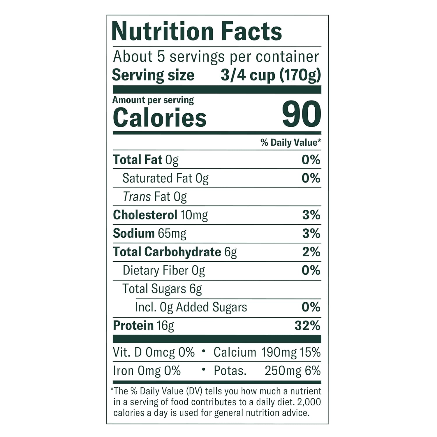 Chobani® Non-Fat Plain Greek Yogurt 32oz