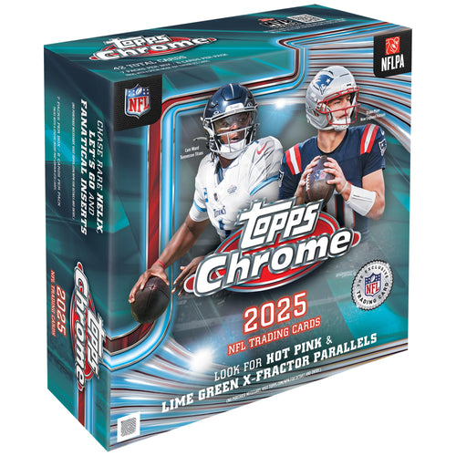 2025 Topps Chrome Football - Factory Sealed - Mega Box - Image 1
